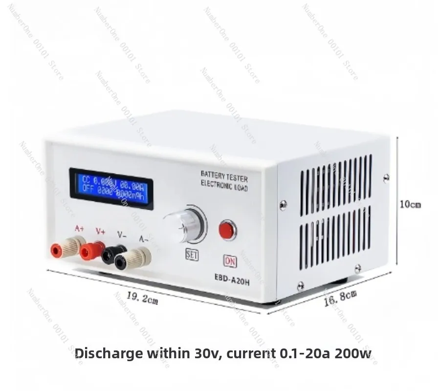 EBD-A20H Battery Tester 30V 20A 200W Multifunction Direct Current Electronic Load Discharger Support PC Online Software Control
EBD-A20H Battery Tester 30V 20A 200W Multifunction Direct Current Electronic Load Discharger Support PC Online Software Control