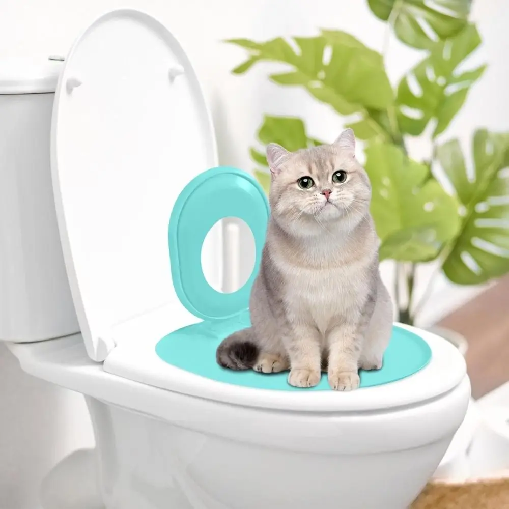 Cat Toilet Training System Cat Toilet Training Kit Teach to Use Reusable Cat Toilet Seat Training Kit Training Seat Tool 
Cat Toilet Training System Cat Toilet Training Kit Teach to Use Reusable Cat Toilet Seat Training Kit Training Seat Tool