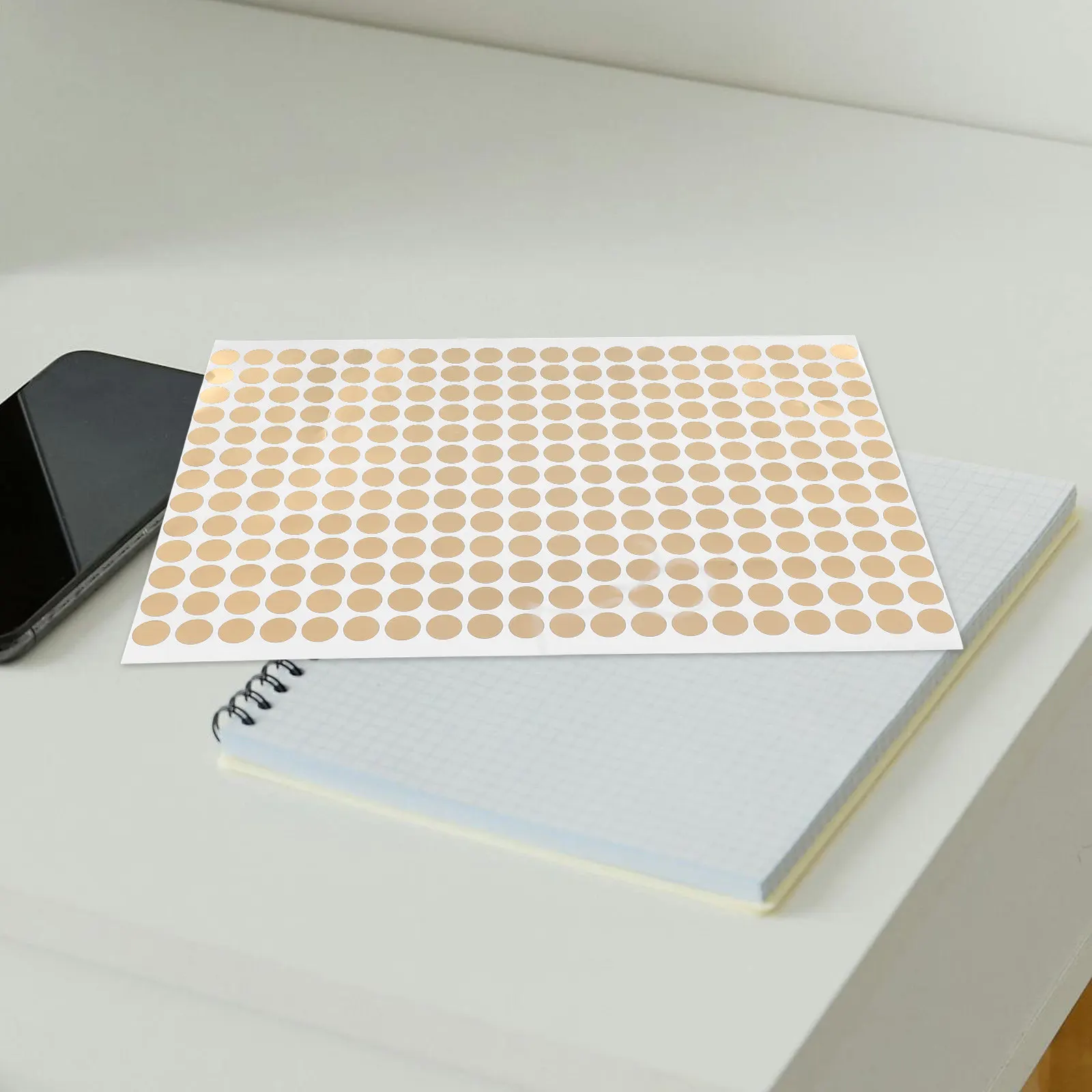 10 Sheets Gold Round Dot Stickers Copperboard Paper Self Adhesive Labels for Sealing Coding Price Tags Office Home Organization
10 Sheets Gold Round Dot Stickers Copperboard Paper Self Adhesive Labels for Sealing Coding Price Tags Office Home Organization