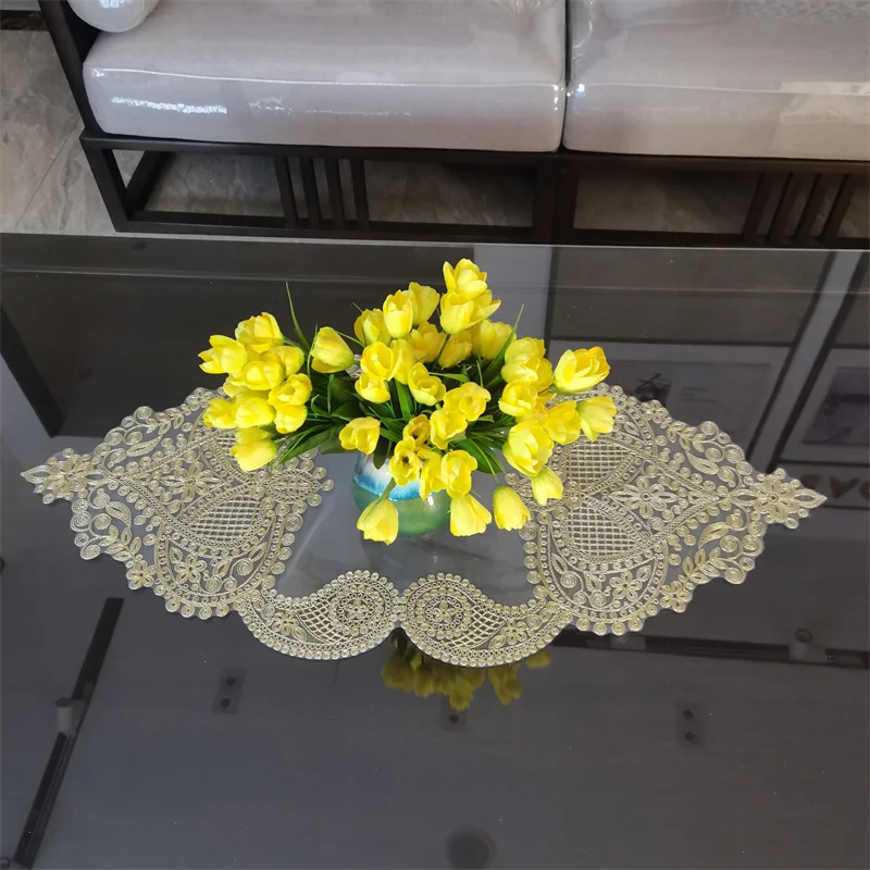 Europe lace flower Rope embroidery Table flag Runner cloth cover tablecloth Christmas Wedding Table decoration and accessories
Europe lace flower Rope embroidery Table flag Runner cloth cover tablecloth Christmas Wedding Table decoration and accessories