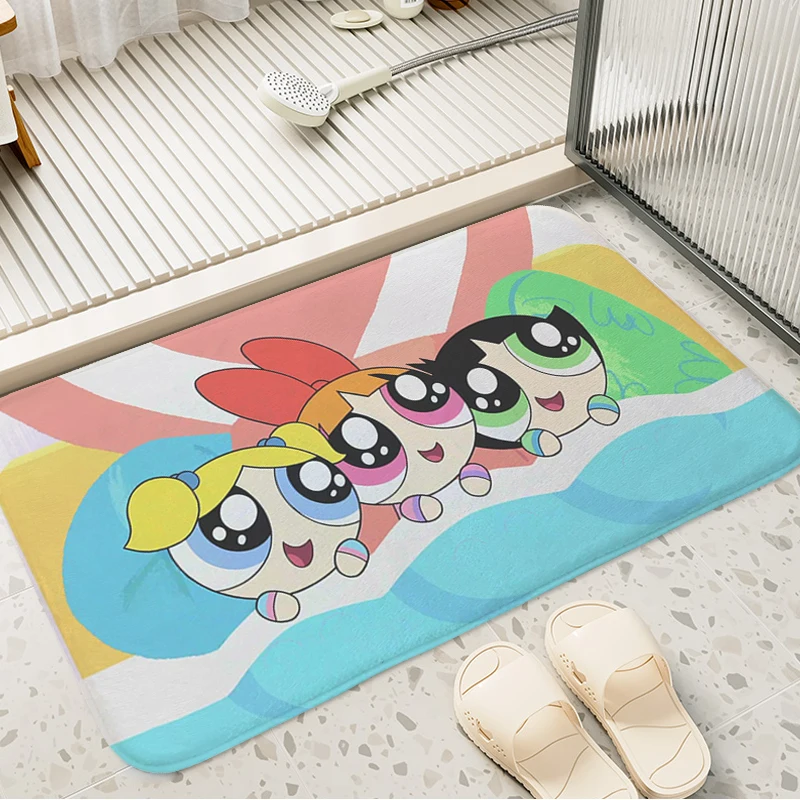 Bathroom Foot Mat Slip-resistant The T-Powerpuffs Girls Living Room Floor Carpet Anti Slip Balcony Kitchen Bedroom Rug Home
Bathroom Foot Mat Slip-resistant The T-Powerpuffs Girls Living Room Floor Carpet Anti Slip Balcony Kitchen Bedroom Rug Home