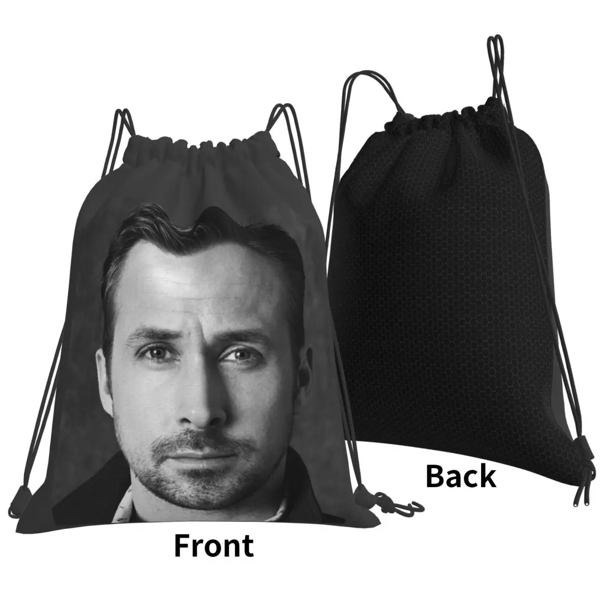 Canadian Musician Ryan Gosling Backpacks Fashion Drawstring Bags Sports Bag Book Bags for Man Woman School
Canadian Musician Ryan Gosling Backpacks Fashion Drawstring Bags Sports Bag Book Bags for Man Woman School