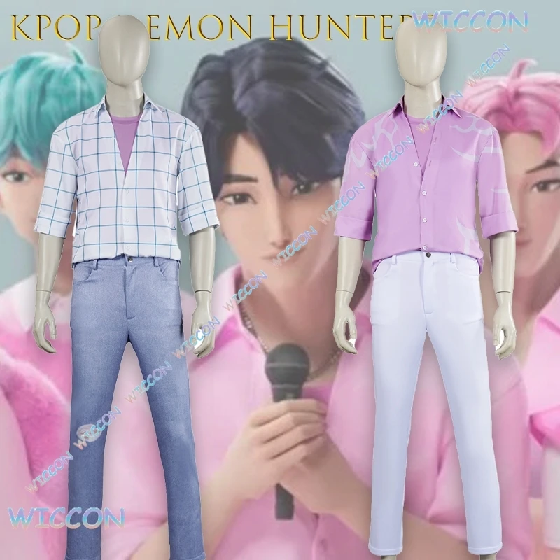 KpopDe monHunters Saja Boys Jinu Cosplay Costume Anime Stage Performance Outfit Dance Battle Uniform Male Idol Concert Party
KpopDe monHunters Saja Boys Jinu Cosplay Costume Anime Stage Performance Outfit Dance Battle Uniform Male Idol Concert Party