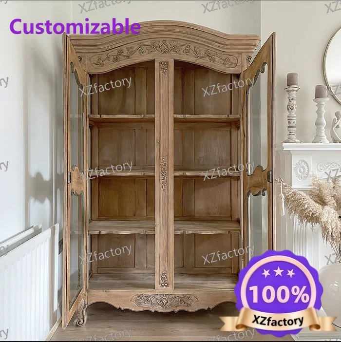 Factory Direct 2026 Top RatedSolid wood carving flower bookcase dining side cabinet entrance glass door arched storage display c
Factory Direct 2026 Top RatedSolid wood carving flower bookcase dining side cabinet entrance glass door arched storage display c