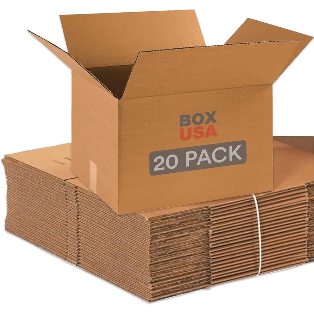Moving Boxes Medium 18L x 14W x 12H 20Pack Corrugated Cardboard Box for Shipping, Mailing, Packing, Packaging and Storage 18x14
Moving Boxes Medium 18L x 14W x 12H 20Pack Corrugated Cardboard Box for Shipping, Mailing, Packing, Packaging and Storage 18x14