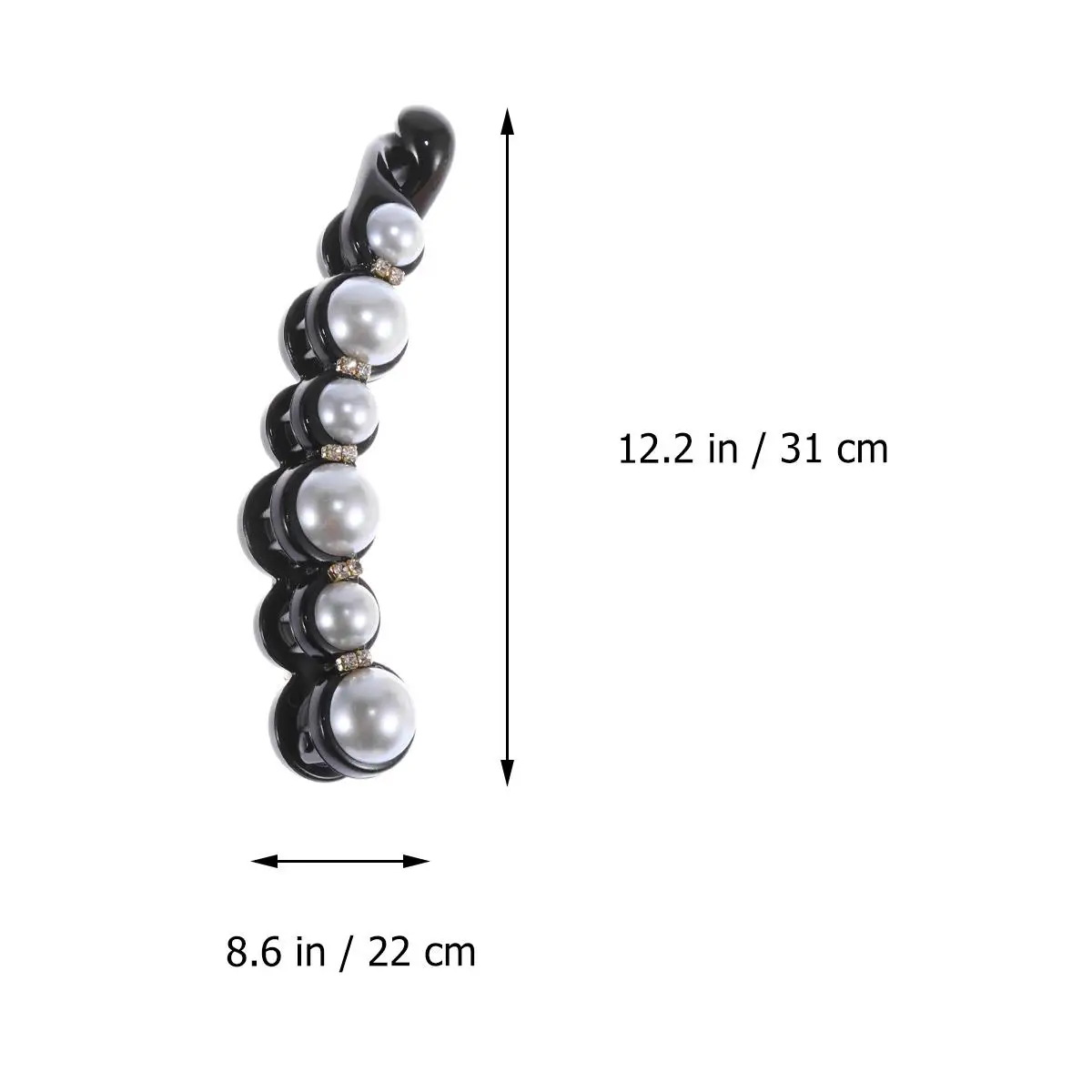 Banana Hair Clip Ponytail Holder Decorations Women Side Thin Large Claw Clips Accessories Stylish Pearl Design Practical Easy
Banana Hair Clip Ponytail Holder Decorations Women Side Thin Large Claw Clips Accessories Stylish Pearl Design Practical Easy