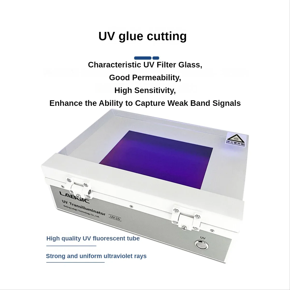 LABGIC DNA/RAN Electrophoresis Gel UV-15 UV Gel Cutter, UV Filter Glass, Precise Sealing Structure
LABGIC DNA/RAN Electrophoresis Gel UV-15 UV Gel Cutter, UV Filter Glass, Precise Sealing Structure