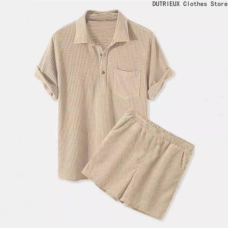 Свободные и удобные модные шорты с короткими рукавами, костюм-двойка, мужские повседневные шорты в деловом стиле, мужская одежда для отпуска
Свободные и удобные модные шорты с короткими рукавами, костюм-двойка, мужские повседневные шорты в деловом стиле, мужская одежда для отпуска