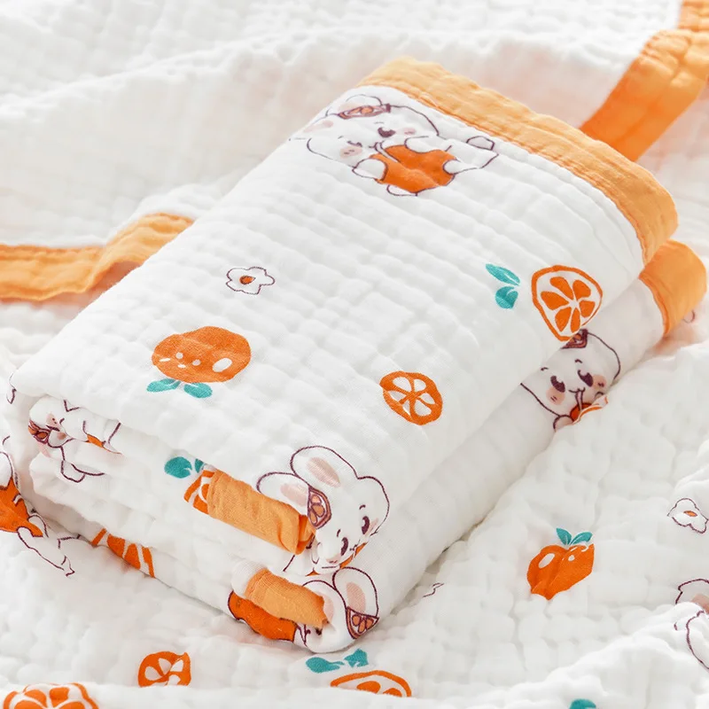 Baby six layer gauze bath towel, newborn baby pure cotton towel, children's cover, baby blanket
Baby six layer gauze bath towel, newborn baby pure cotton towel, children's cover, baby blanket