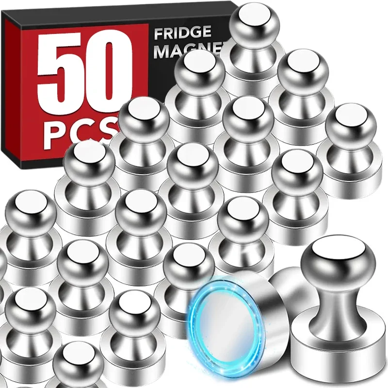 Super Strong Neodymium Magnetic Pushpins Sucker Thumbtack Magnet Push Pins Whiteboard Fridge Magnets for Office School Wholesale
Super Strong Neodymium Magnetic Pushpins Sucker Thumbtack Magnet Push Pins Whiteboard Fridge Magnets for Office School Wholesale