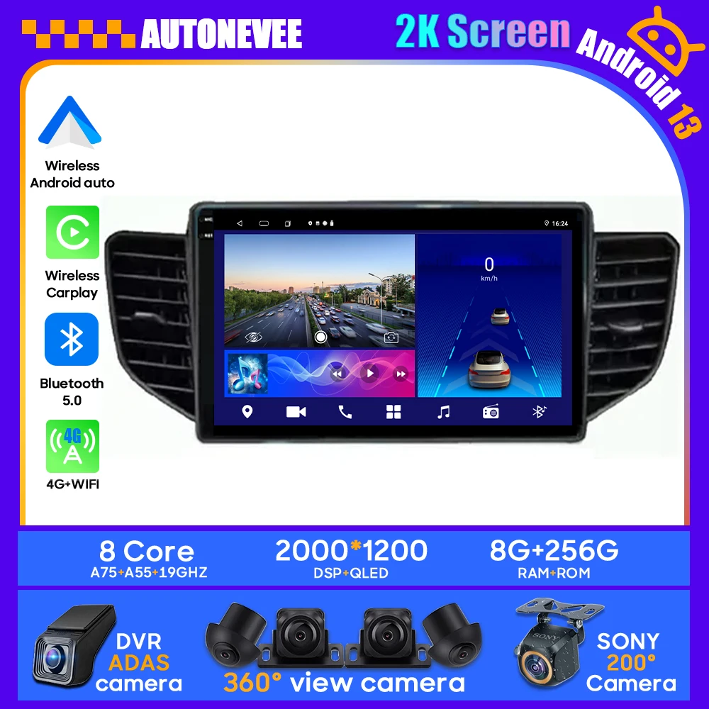 Android 13 For Chevrolet N400 V 2019 For Wuling Honggua Car Radio Stereo Unit Multimedia Player GPS BT Carplay 4G Android Auto
Android 13 For Chevrolet N400 V 2019 For Wuling Honggua Car Radio Stereo Unit Multimedia Player GPS BT Carplay 4G Android Auto