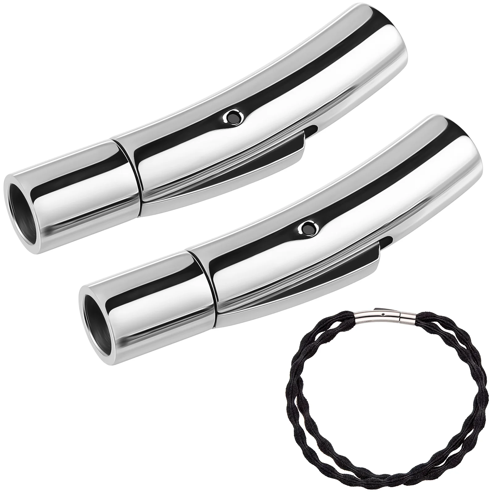 2 Pcs Stainless Steel Magnetic Clasps for PU Cord Ends Jewelry Making Supplies Easy to Use Bracelets for
2 Pcs Stainless Steel Magnetic Clasps for PU Cord Ends Jewelry Making Supplies Easy to Use Bracelets for