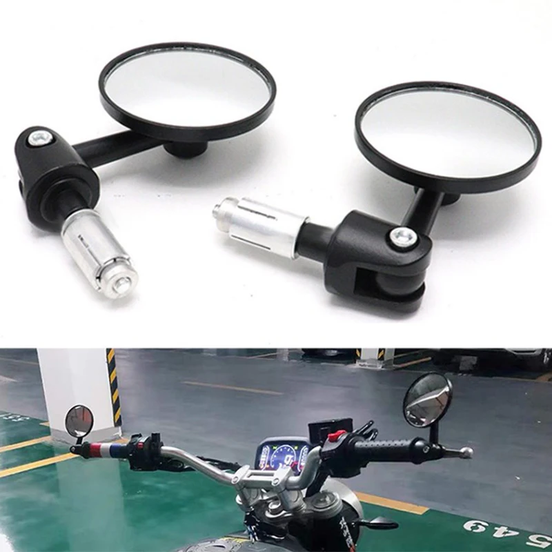 2pcs/Pair Motorcycle Rear View Mirrors Round 7/8" Handle Bar End Foldable Mirror Handlebar Mirror For Motorcycle Motorbike
2pcs/Pair Motorcycle Rear View Mirrors Round 7/8" Handle Bar End Foldable Mirror Handlebar Mirror For Motorcycle Motorbike