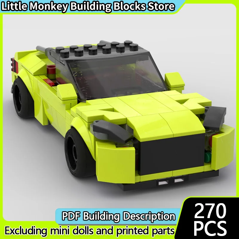 Speed Racing Car Model MOC Building Bricks Z Top Tier Sports Car Modular Technology Children Holiday Gifts Assemble Toys Suit
Speed Racing Car Model MOC Building Bricks Z Top Tier Sports Car Modular Technology Children Holiday Gifts Assemble Toys Suit