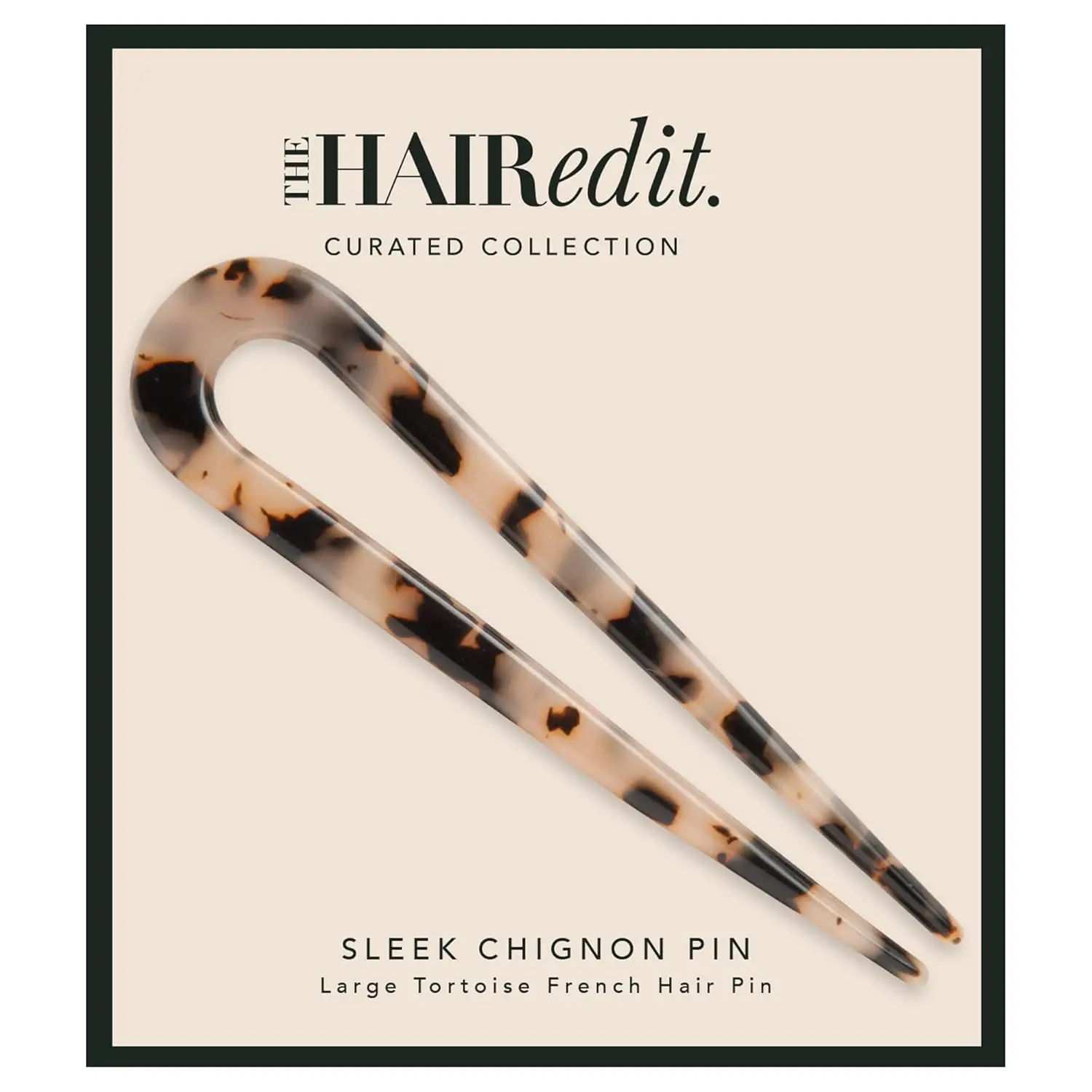 Elegant Tortoise French Hair Pin for Buns, Twists & Updos - Lightweight, Secure Hold for All Hair Types
Elegant Tortoise French Hair Pin for Buns, Twists & Updos - Lightweight, Secure Hold for All Hair Types