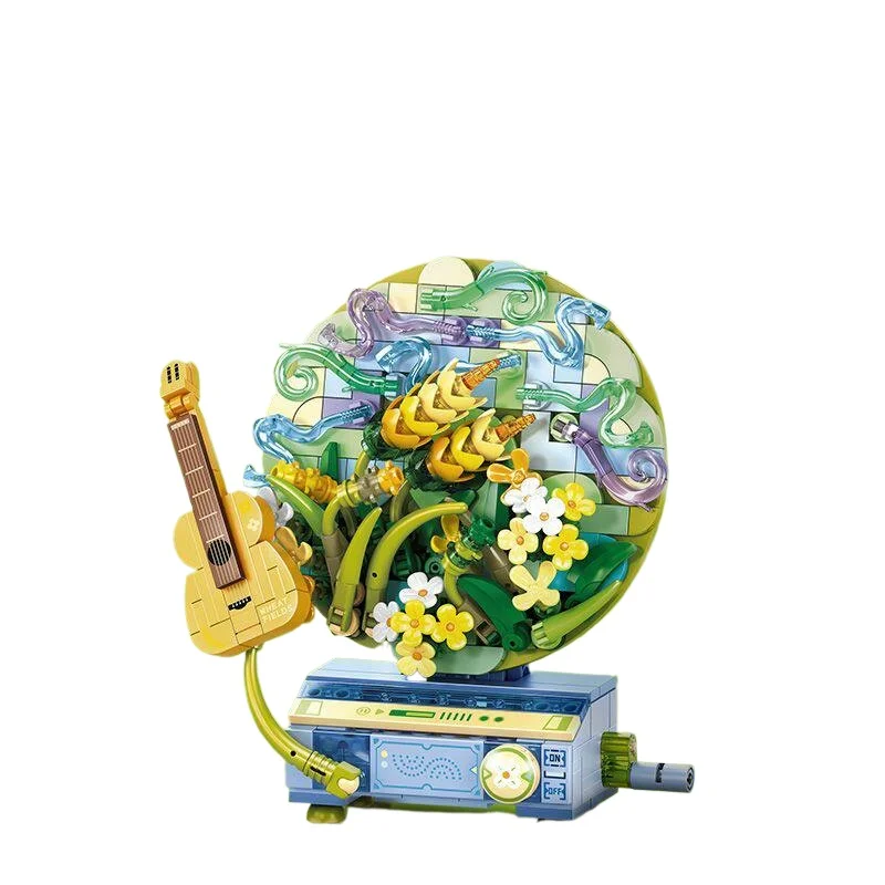 Конструктор SEMBO BLOCK: Фонограф «Цветочная мелодия» с вечным цветком, настольное украшение ручной работы, изысканный подарок для девочек
Конструктор SEMBO BLOCK: Фонограф «Цветочная мелодия» с вечным цветком, настольное украшение ручной работы, изысканный подарок для девочек