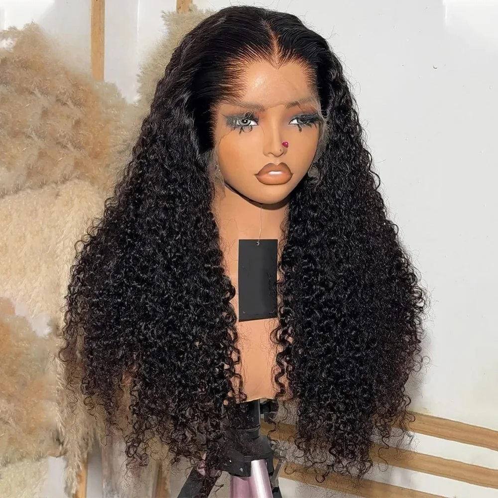 Natural Black Long 180Density Kinky Curly Soft 26Inch Deep Lace Front Wig For Women With Babyhair Glueless Synthetic Preplucked
Natural Black Long 180Density Kinky Curly Soft 26Inch Deep Lace Front Wig For Women With Babyhair Glueless Synthetic Preplucked