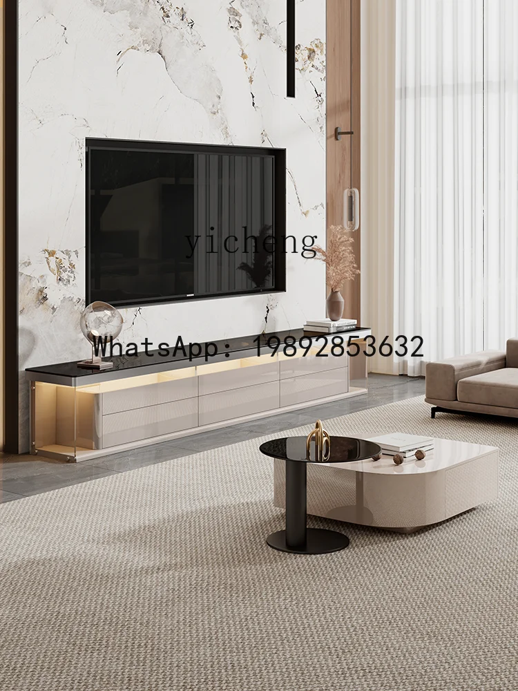 Italian floor TV cabinet living room home coffee table combination
Italian floor TV cabinet living room home coffee table combination