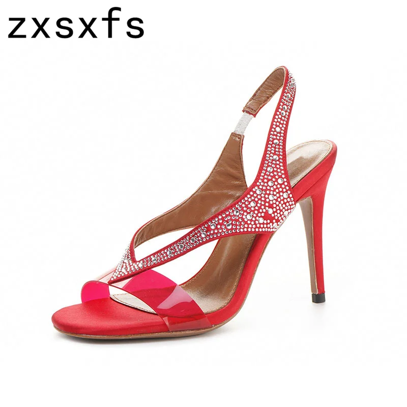 High Quality 2023 Summer New PVC Crystal Thin High Heels Sandals for Women Slip On Open Toe Pumps Brand Sexy Wedding Party Shoes
High Quality 2023 Summer New PVC Crystal Thin High Heels Sandals for Women Slip On Open Toe Pumps Brand Sexy Wedding Party Shoes