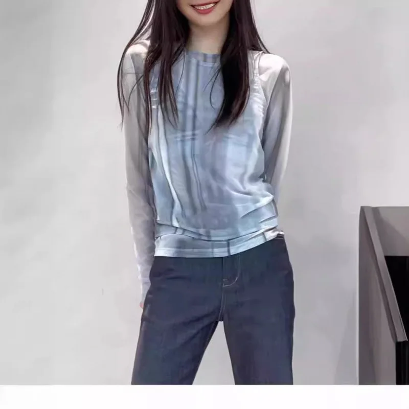 Брендовая женская футболка, весна-лето, новинка, топ с цветочным принтом Me, утягивающая универсальная круглая футболка Ne ort Sve
Брендовая женская футболка, весна-лето, новинка, топ с цветочным принтом Me, утягивающая универсальная круглая футболка Ne ort Sve