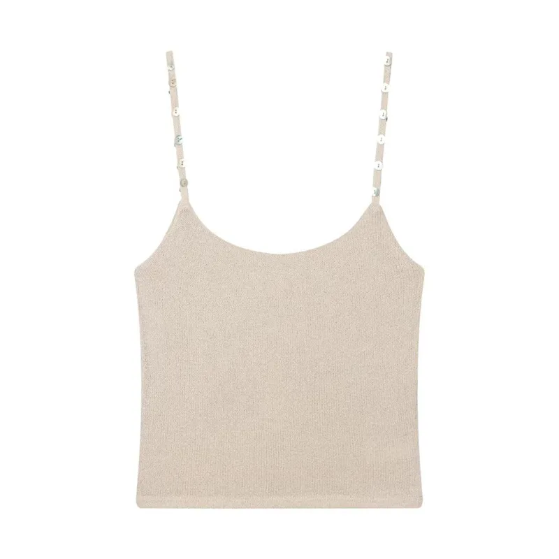 Withered 2026 New Women's Clothing Wholesale European And American Style Fashion Versatile Simple Strap Top
Withered 2026 New Women's Clothing Wholesale European And American Style Fashion Versatile Simple Strap Top
