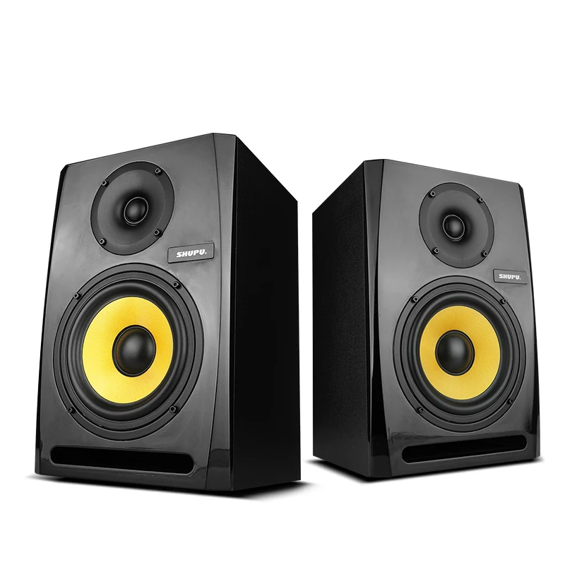 SHUPU 6-Inch Bookshelf Speakers High Quality Wooden Audio for Gaming Desks Simple Use in Home Living Rooms XLR 3.5MM Connection
SHUPU 6-Inch Bookshelf Speakers High Quality Wooden Audio for Gaming Desks Simple Use in Home Living Rooms XLR 3.5MM Connection