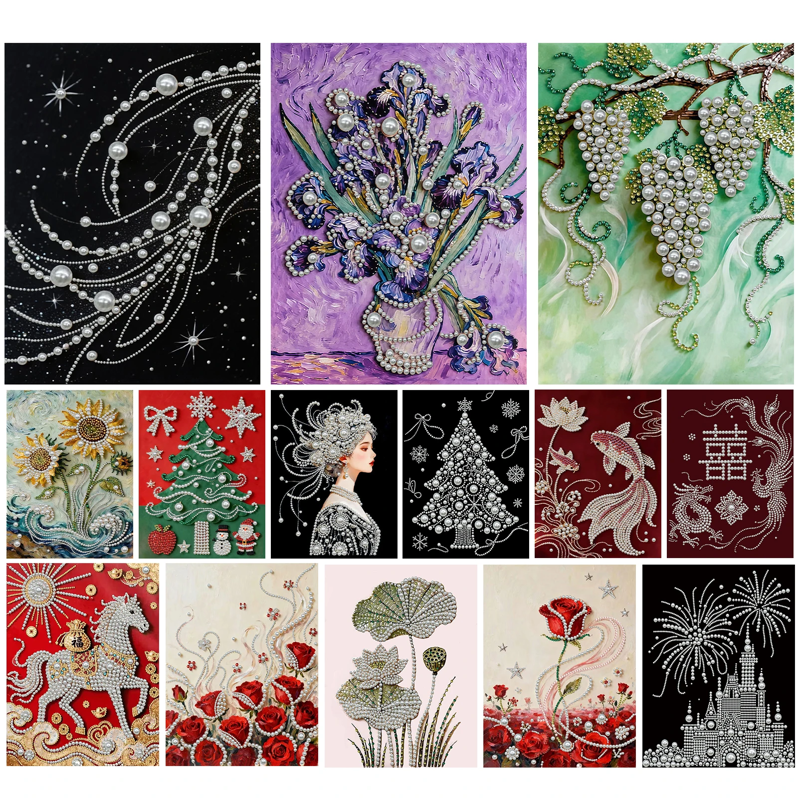 DIY Pearl Painting Kit With Frame Pearl Gem Paintings Picture Arts Craft 30x40cm for Adults Beginners Home Wall Decor
DIY Pearl Painting Kit With Frame Pearl Gem Paintings Picture Arts Craft 30x40cm for Adults Beginners Home Wall Decor