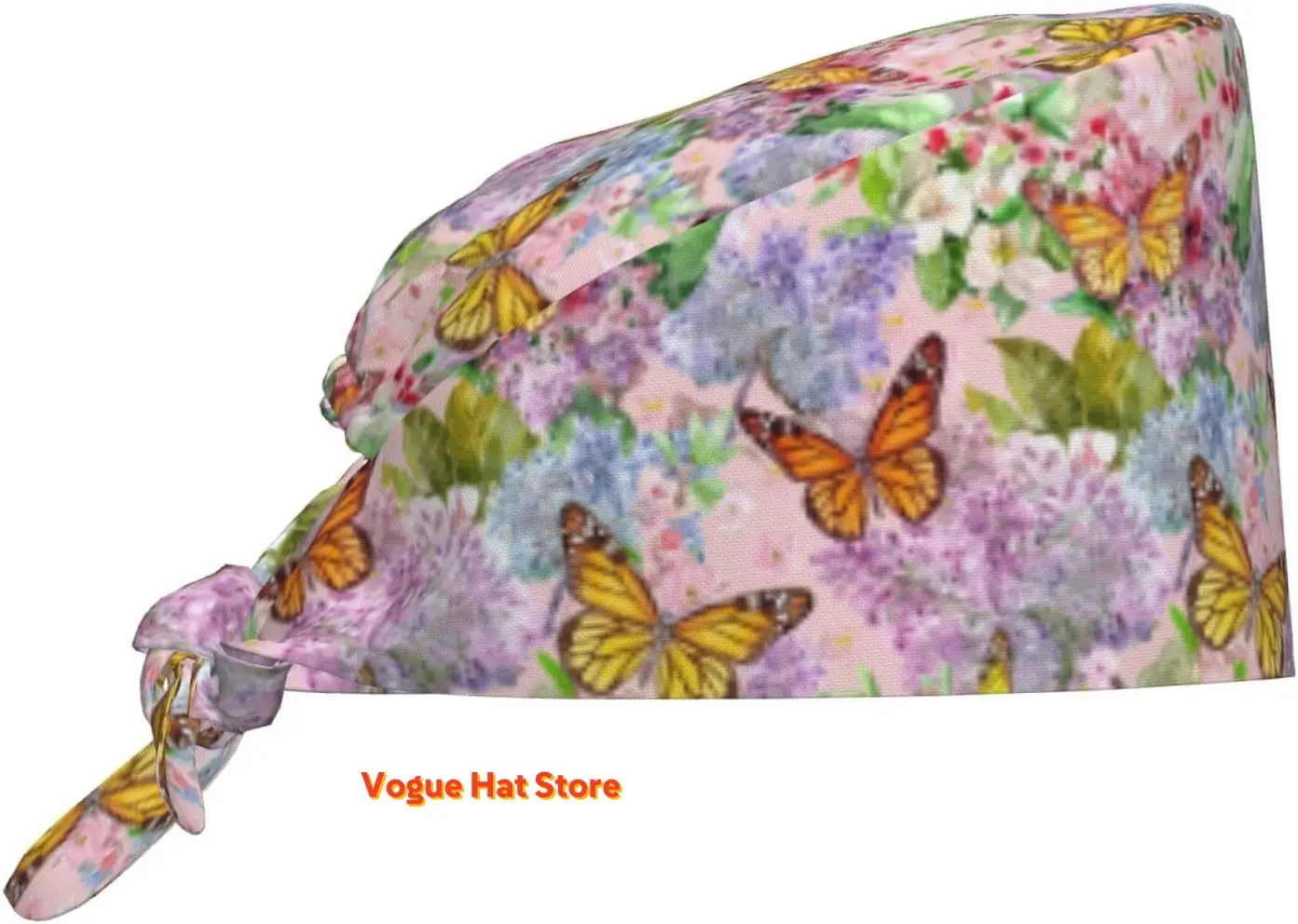 Butterfly Flower Pattern Working Cap with Sweatband Adjustable Bouffant Hats Breathable Scrub Caps
Butterfly Flower Pattern Working Cap with Sweatband Adjustable Bouffant Hats Breathable Scrub Caps
