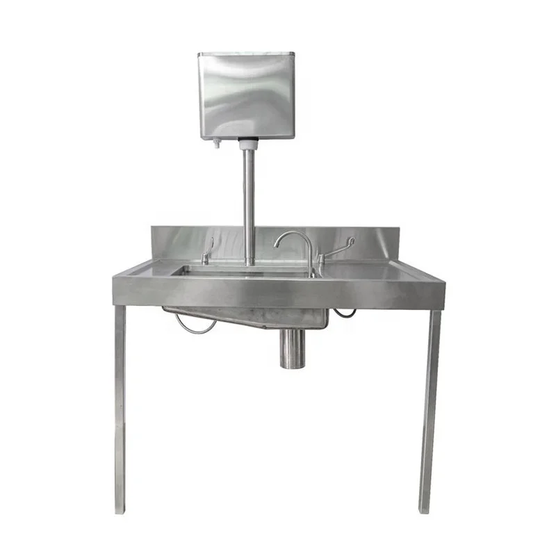 Factory Customize Wall Mounted Induction Manual Hand Wash Sink Basin Surgical Scrub Sink for Sale
Factory Customize Wall Mounted Induction Manual Hand Wash Sink Basin Surgical Scrub Sink for Sale
