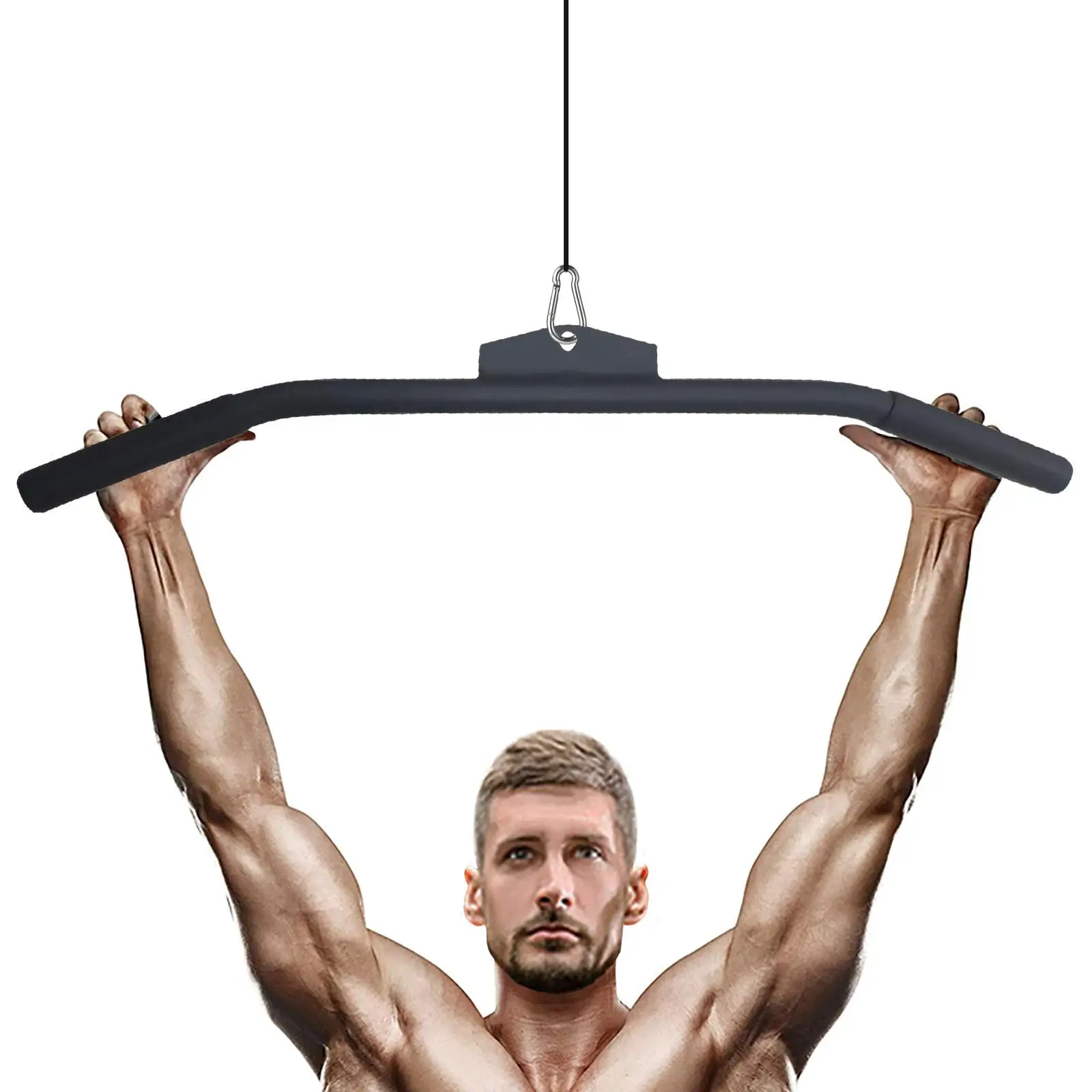 Cable Machine Lat Pulldown Attachments - 29/39/48 Inch Wide Grip Bar with Non-slip Handle for Home Gym Tricep Training
Cable Machine Lat Pulldown Attachments - 29/39/48 Inch Wide Grip Bar with Non-slip Handle for Home Gym Tricep Training