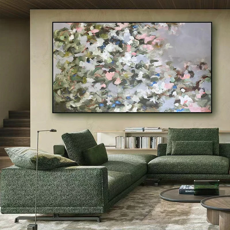 Modern Flower Hand-painted Oil Painting Living Room Sofa Background Wall Decoration Painting Bedroom Bedside Abstract Painting
Modern Flower Hand-painted Oil Painting Living Room Sofa Background Wall Decoration Painting Bedroom Bedside Abstract Painting