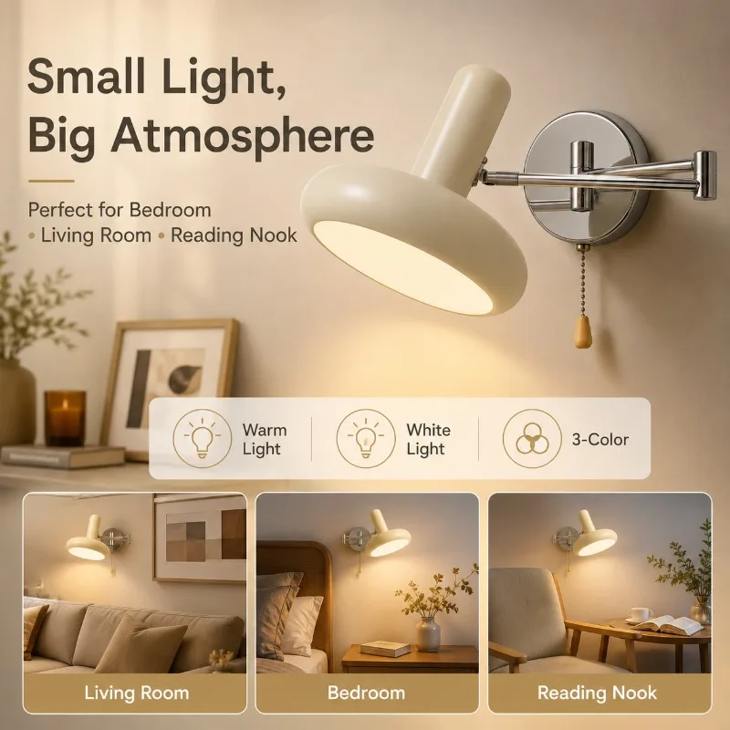 Adjustable Gooseneck LED Wall Reading Light Minimalist Bedside Sconce 3000K Eye Care Lamp for Bedroom Hotel Study Decor Fixture
Adjustable Gooseneck LED Wall Reading Light Minimalist Bedside Sconce 3000K Eye Care Lamp for Bedroom Hotel Study Decor Fixture