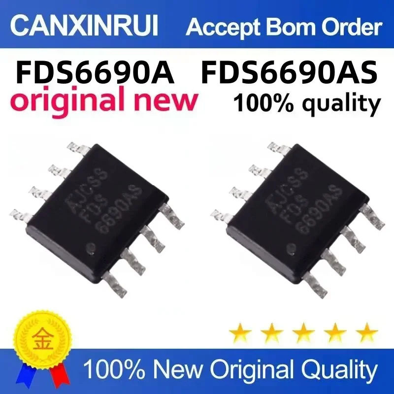 (5 pieces) New FDS6690A-NL FDS6690A 6690A FDS6690AS 6690AS SOP
(5 pieces) New FDS6690A-NL FDS6690A 6690A FDS6690AS 6690AS SOP