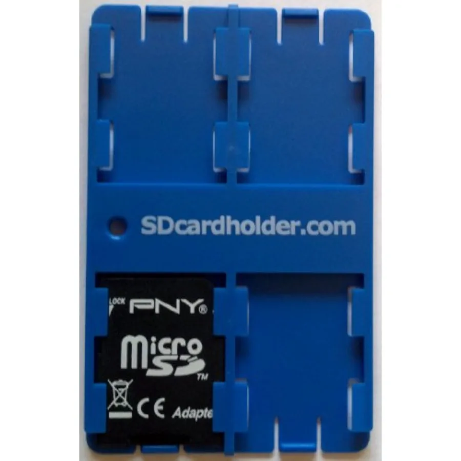 Blue Standard SD Card Case Holder, Organizer Credit Card Size Storage Device Beware of Cheap Chinese Knock Offs!!!
Blue Standard SD Card Case Holder, Organizer Credit Card Size Storage Device Beware of Cheap Chinese Knock Offs!!!