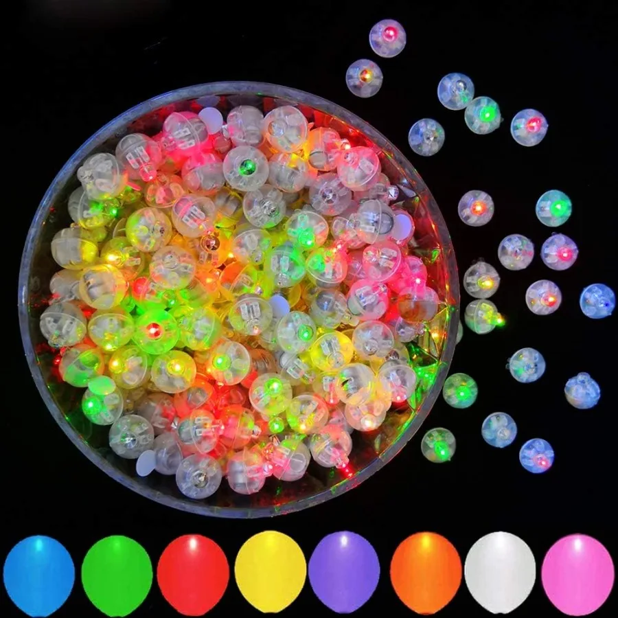 100Pcs Multicolor LED Balloon Light Mini Round Balls Lights Waterproof Flash Tiny Led Lights for Paper Lantern Easter Eggs Birt
100Pcs Multicolor LED Balloon Light Mini Round Balls Lights Waterproof Flash Tiny Led Lights for Paper Lantern Easter Eggs Birt