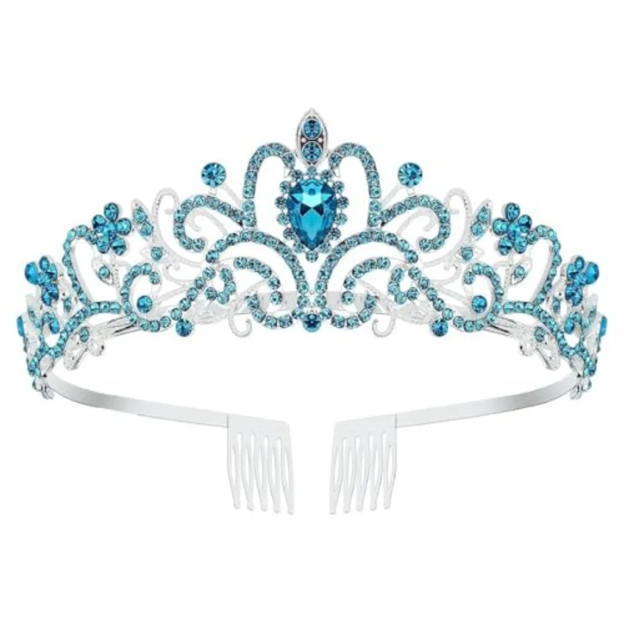 Schmoopy Tiara Crown for Women, Crystal Tiara for Bridal Prom Queen Birthday Wedding Party
Schmoopy Tiara Crown for Women, Crystal Tiara for Bridal Prom Queen Birthday Wedding Party