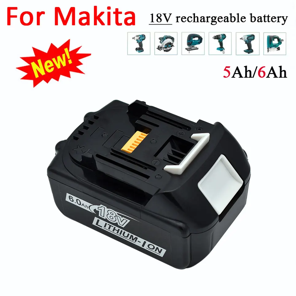 For Makita 18V Rechargeable Battery 18650 Lithium-ion Cell Suitable For Makita Power Tool BL1850 BL1860 BL1830 LXT400
For Makita 18V Rechargeable Battery 18650 Lithium-ion Cell Suitable For Makita Power Tool BL1850 BL1860 BL1830 LXT400