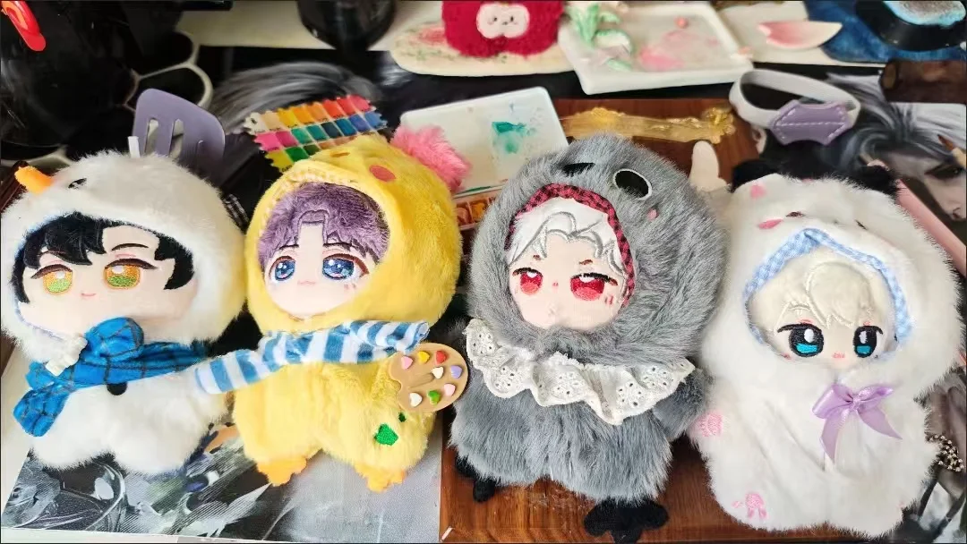 10cm Cotton Doll Clothes Love and Deepspace Sylus Zayne Xavier Rafayel Cloak Suit Stuffed Plushies Plush Doll Accessories
10cm Cotton Doll Clothes Love and Deepspace Sylus Zayne Xavier Rafayel Cloak Suit Stuffed Plushies Plush Doll Accessories