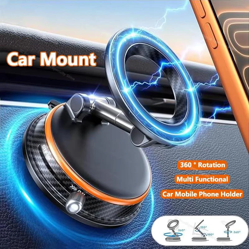 Multi Functional 360° Rotatable Car Holder Portable Folding Vacuum Magnetic Strongest Phone Holder for iPhone & Android New
Multi Functional 360° Rotatable Car Holder Portable Folding Vacuum Magnetic Strongest Phone Holder for iPhone & Android New