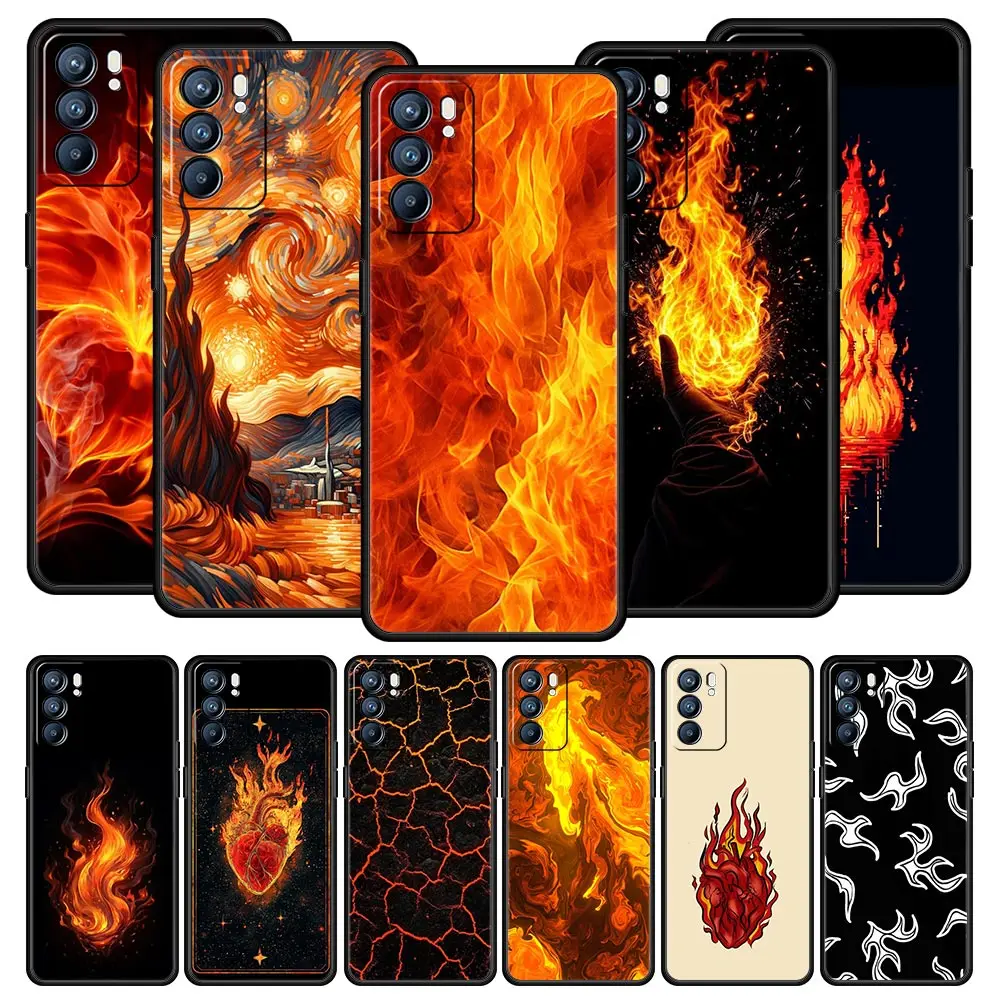 Flame Pattern Phone Case For Oppo A54 A53 A52 A15 A95 A16 A78 A79 A80 A98 4G Find X5 X6 Reno10 12 13 F Pro 5G Cover
Flame Pattern Phone Case For Oppo A54 A53 A52 A15 A95 A16 A78 A79 A80 A98 4G Find X5 X6 Reno10 12 13 F Pro 5G Cover