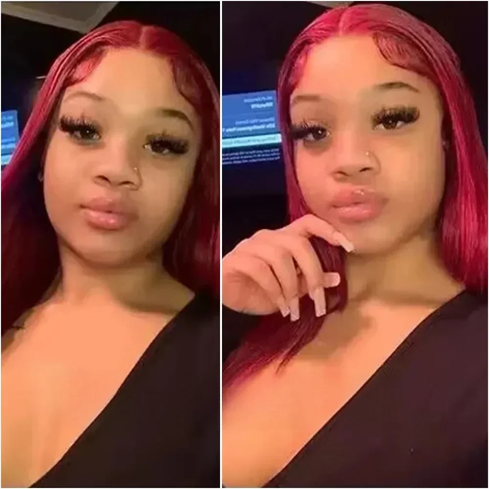 32 36 Inches Burgundy 13x6 HD Transparent Lace Frontal 100% Human Hair Wig Straight Wig For Women 99J Colored 180 High Density
32 36 Inches Burgundy 13x6 HD Transparent Lace Frontal 100% Human Hair Wig Straight Wig For Women 99J Colored 180 High Density