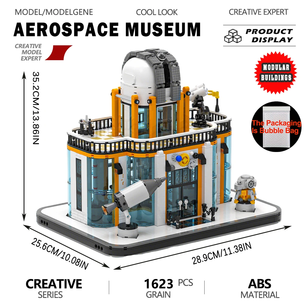 Aerospace Museum Model Building Blocks Bricks Space Details for Diorama Construction Interior Styling Decoration Toy Gift
Aerospace Museum Model Building Blocks Bricks Space Details for Diorama Construction Interior Styling Decoration Toy Gift