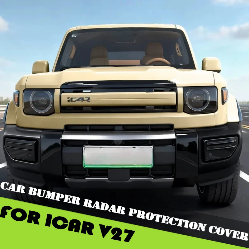 Car Front and Rear Bumper Radar Protection Cover Suitable for Chery ICAR V27 Modified Car Black Warrior Radar Protective Cover
Car Front and Rear Bumper Radar Protection Cover Suitable for Chery ICAR V27 Modified Car Black Warrior Radar Protective Cover