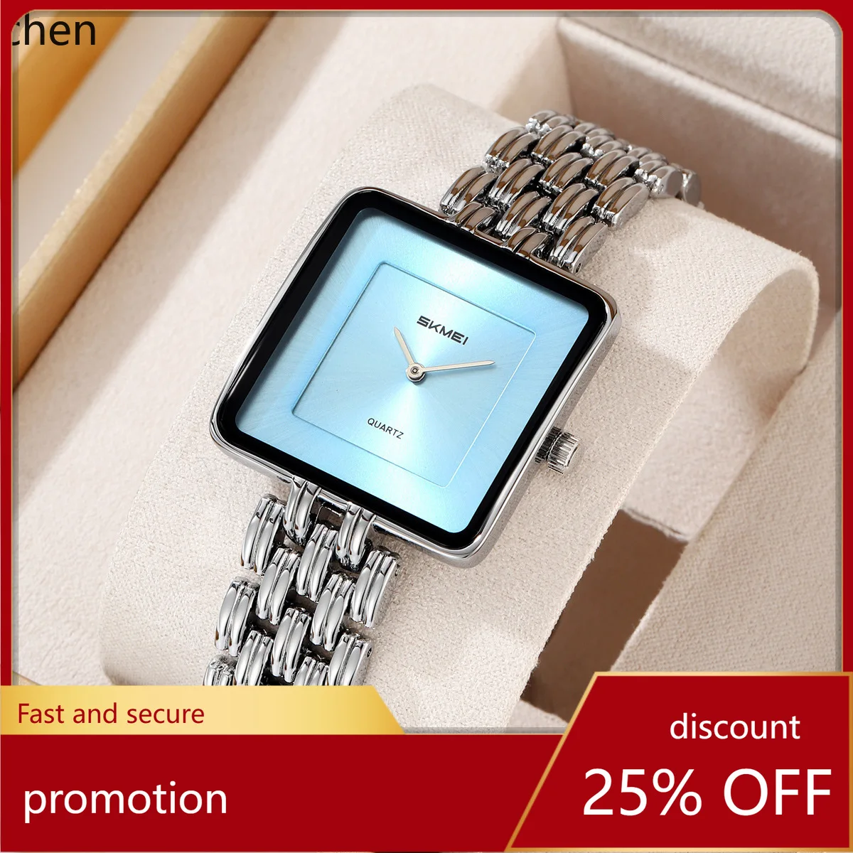 Zml square women's watch - premium minimalist casual quartz watch, waterproof stainless steel band, business wristwatch
Zml square women's watch - premium minimalist casual quartz watch, waterproof stainless steel band, business wristwatch