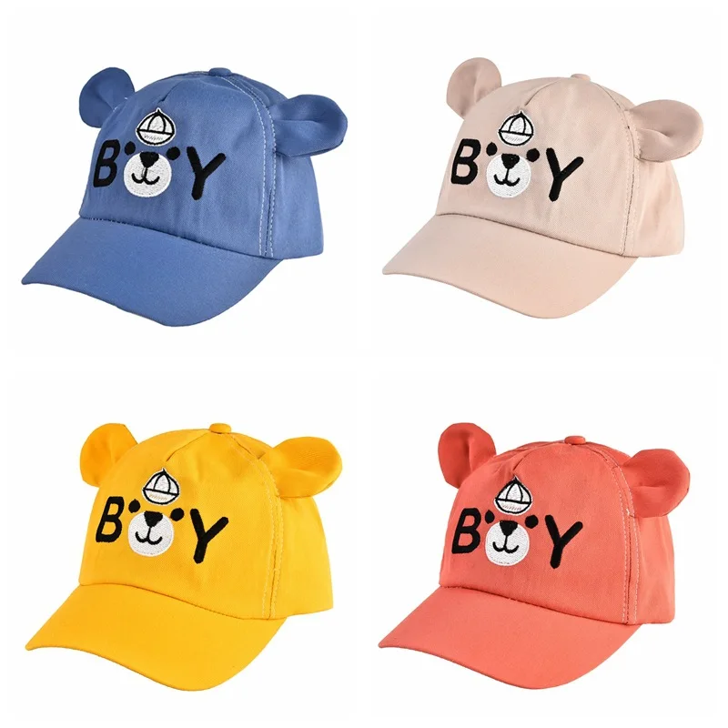 2022 Spring New Kids Hat Embroidered Bear Baseball Cap Boys And Girls Soft Brim Sunhat
2022 Spring New Kids Hat Embroidered Bear Baseball Cap Boys And Girls Soft Brim Sunhat