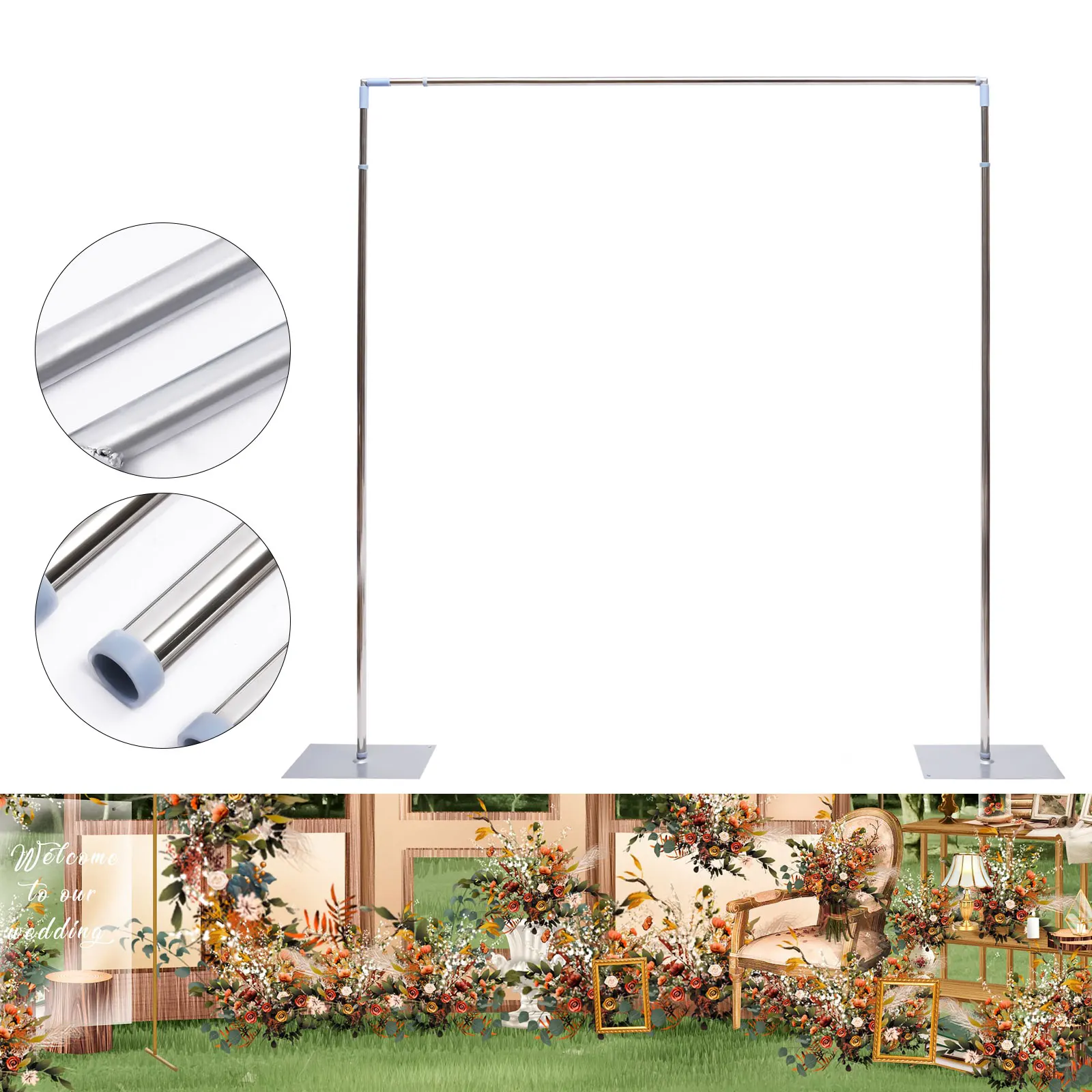 Metal Wedding Arch Backdrop Stand Flower Stand Wedding Decoration DIY Wedding Supplies Party Decor for Home Garden
Metal Wedding Arch Backdrop Stand Flower Stand Wedding Decoration DIY Wedding Supplies Party Decor for Home Garden
