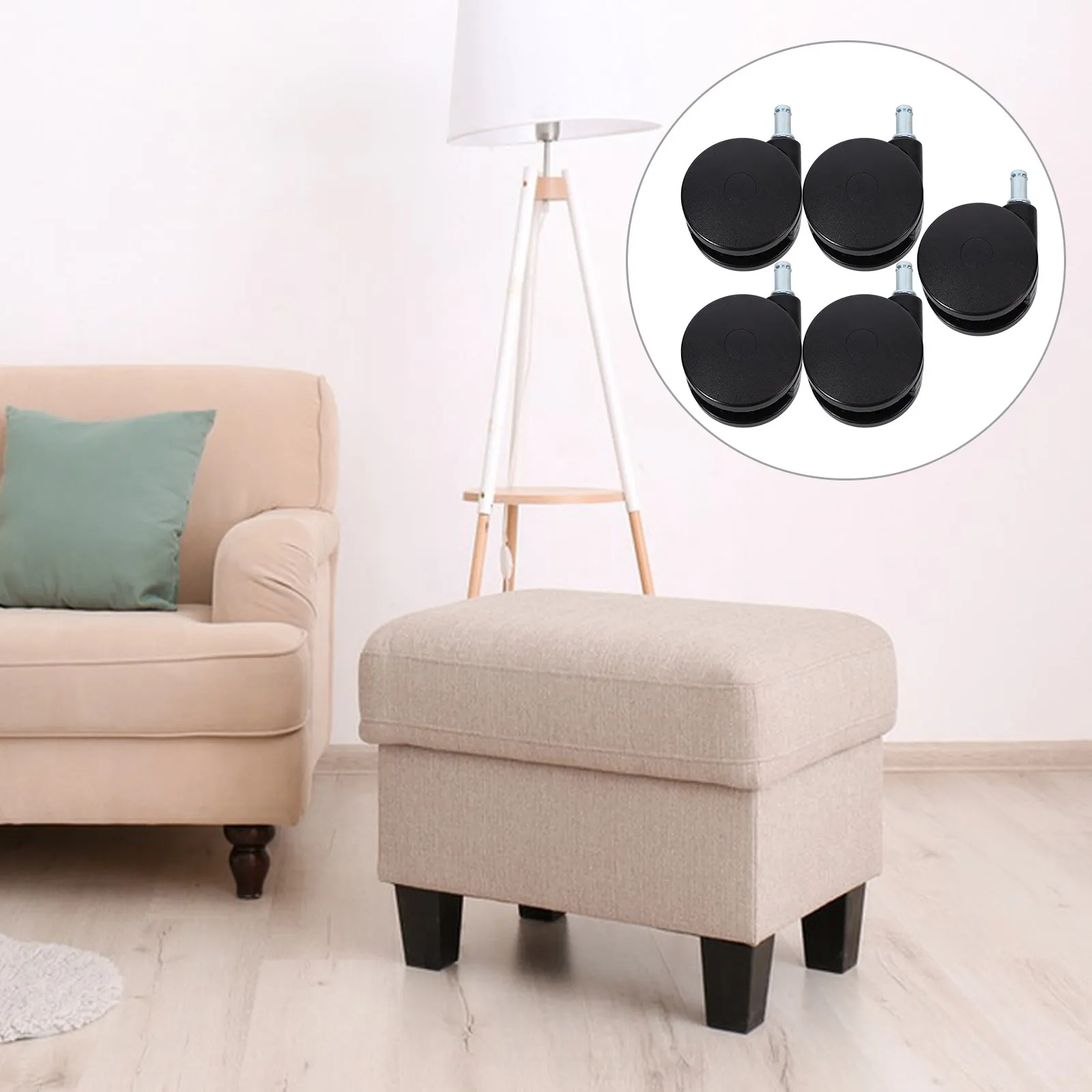 5Pcs Furniture Stem Casters Nylon Swivel Wheels Silent Rolling Chair Replacement Wheels Heavy Duty for Office Chairs Cabinets
5Pcs Furniture Stem Casters Nylon Swivel Wheels Silent Rolling Chair Replacement Wheels Heavy Duty for Office Chairs Cabinets