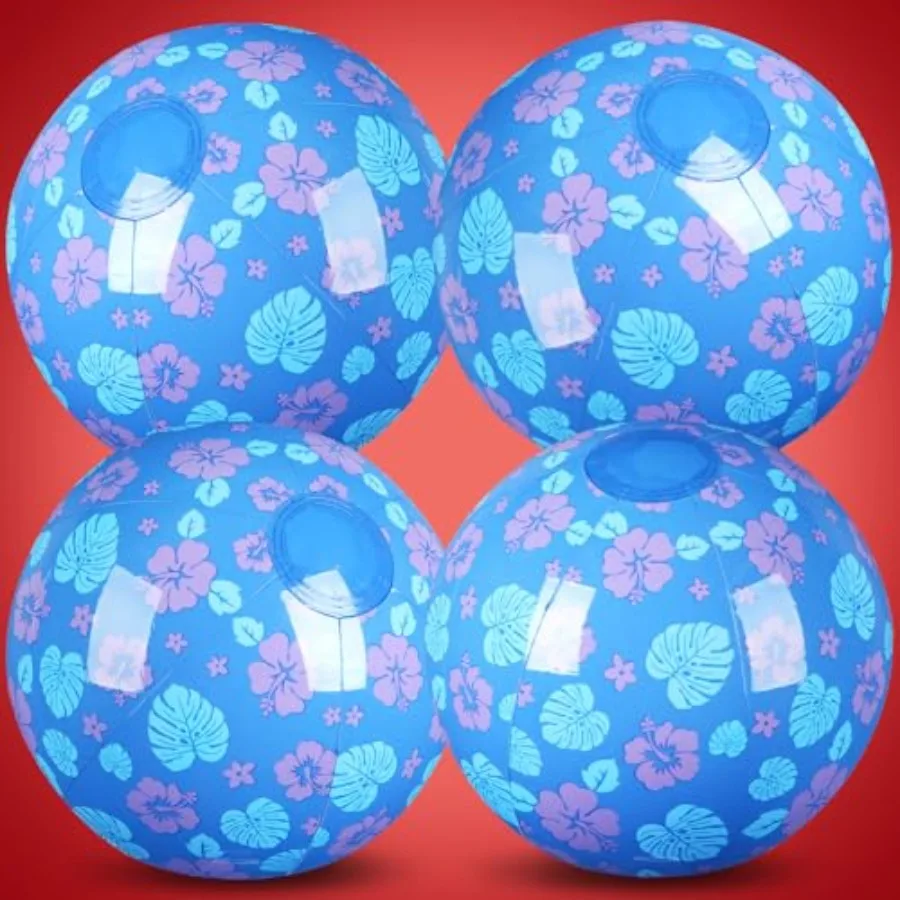 2 Pack Hawaiian Themed Beach Ball for 11.81" Bulk for Summer Pool and Beach Game Gifts and Birthday Party Supplies and End of T
2 Pack Hawaiian Themed Beach Ball for 11.81" Bulk for Summer Pool and Beach Game Gifts and Birthday Party Supplies and End of T