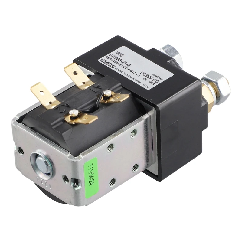 80V/125A DC Contactor For Albright Contactor SW80B-2149 Replace SW80B-62 Mechanical Equipment Solenoid Valve
80V/125A DC Contactor For Albright Contactor SW80B-2149 Replace SW80B-62 Mechanical Equipment Solenoid Valve