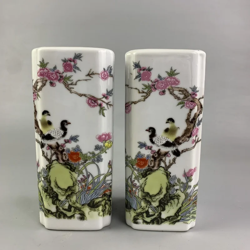 Jingdezhen, антикварная искусственная птица и цветок, картина, Квадратный держатель для ручек, пара, украшение для кабинета, свадебные украшения
Jingdezhen, антикварная искусственная птица и цветок, картина, Квадратный держатель для ручек, пара, украшение для кабинета, свадебные украшения